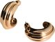Embossed hoop earrings
