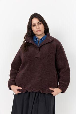 Curvy WA-NETTIE 5 Jakke M&oslash;rk brun