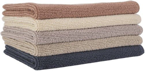 Bathmat stonewashed 50x80cm white sand GOTS