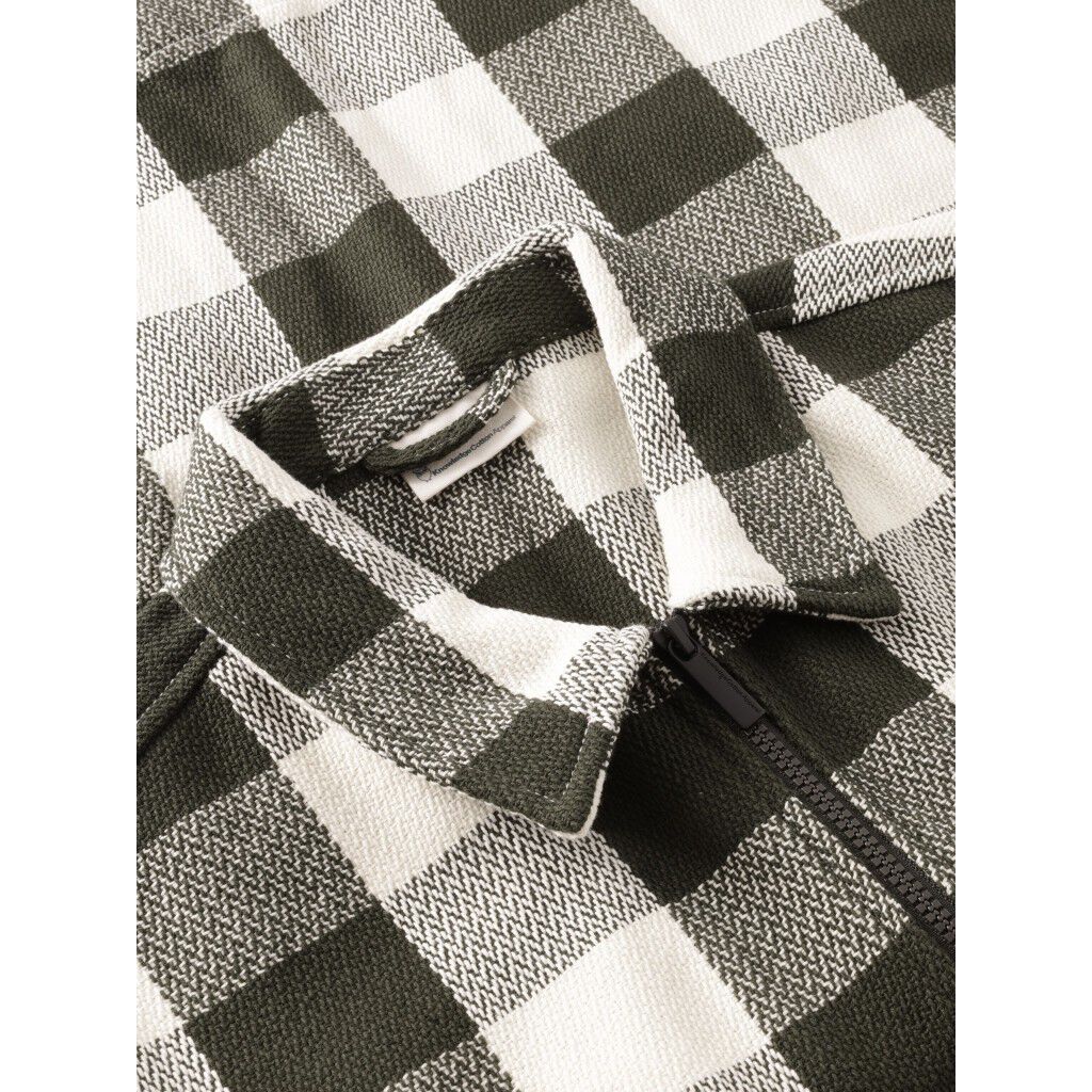 Organic Cotton Checked Flannel Overshirt GOTS