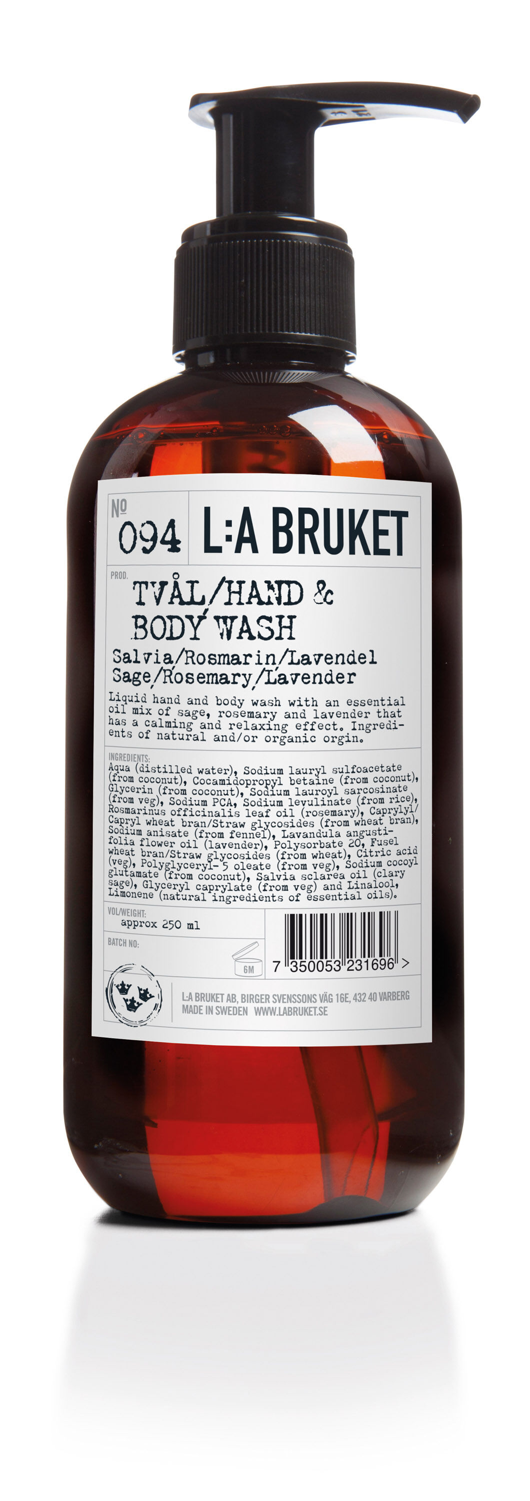 Hand- Body wash Sage/ Rosemary/ Lavender 240 ml