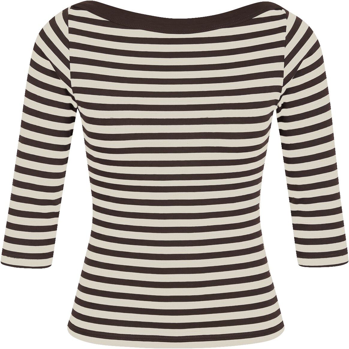 Nmstormi 3/4 Boatneck Rib Top