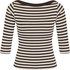 NMSTORMI 3/4 BOATNECK RIB TOP