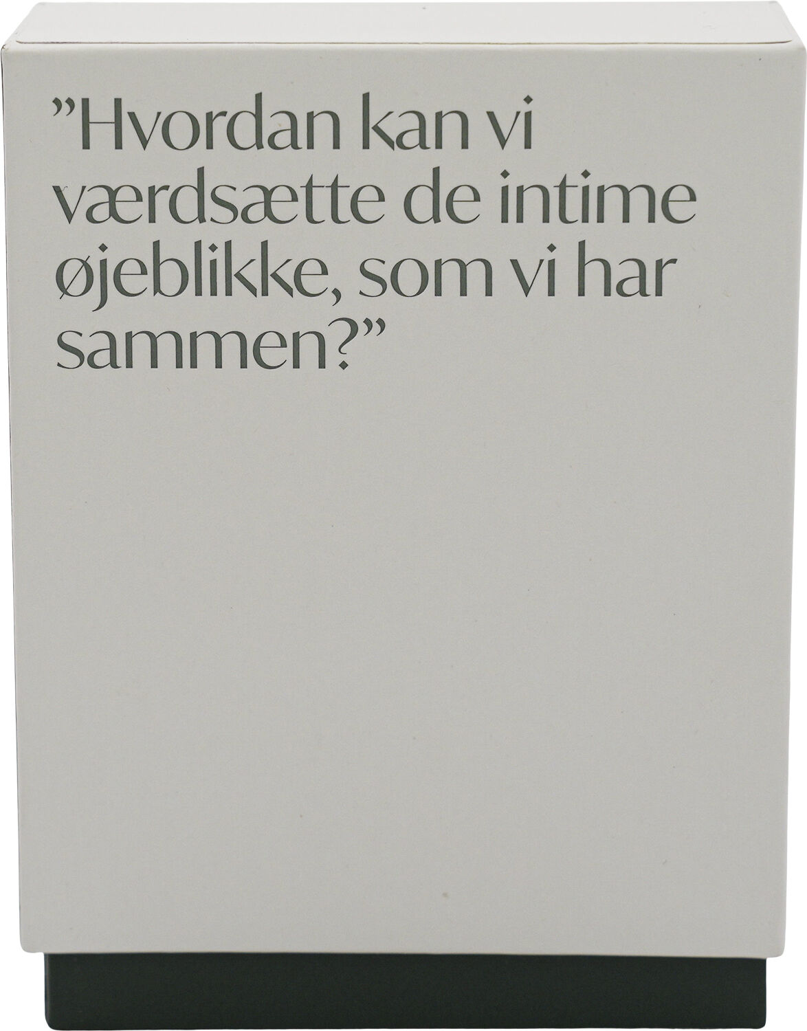 Samtalekort - Intimitet