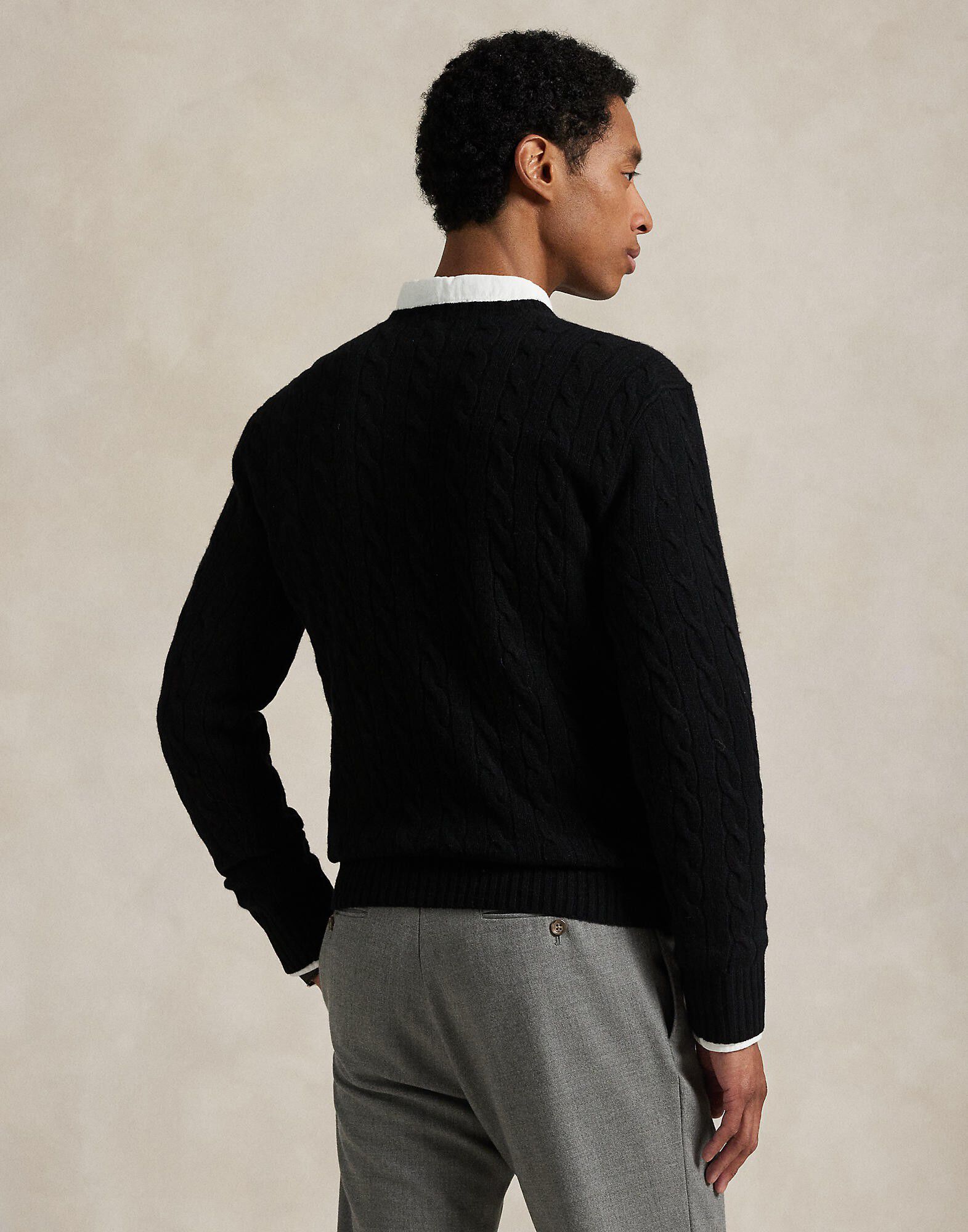 Cable-Knit Wool-Cashmere Sweater
