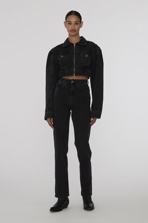 Washed Denim Jeans