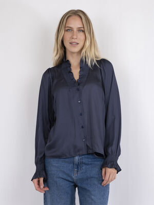 Brielle Satin Blouse