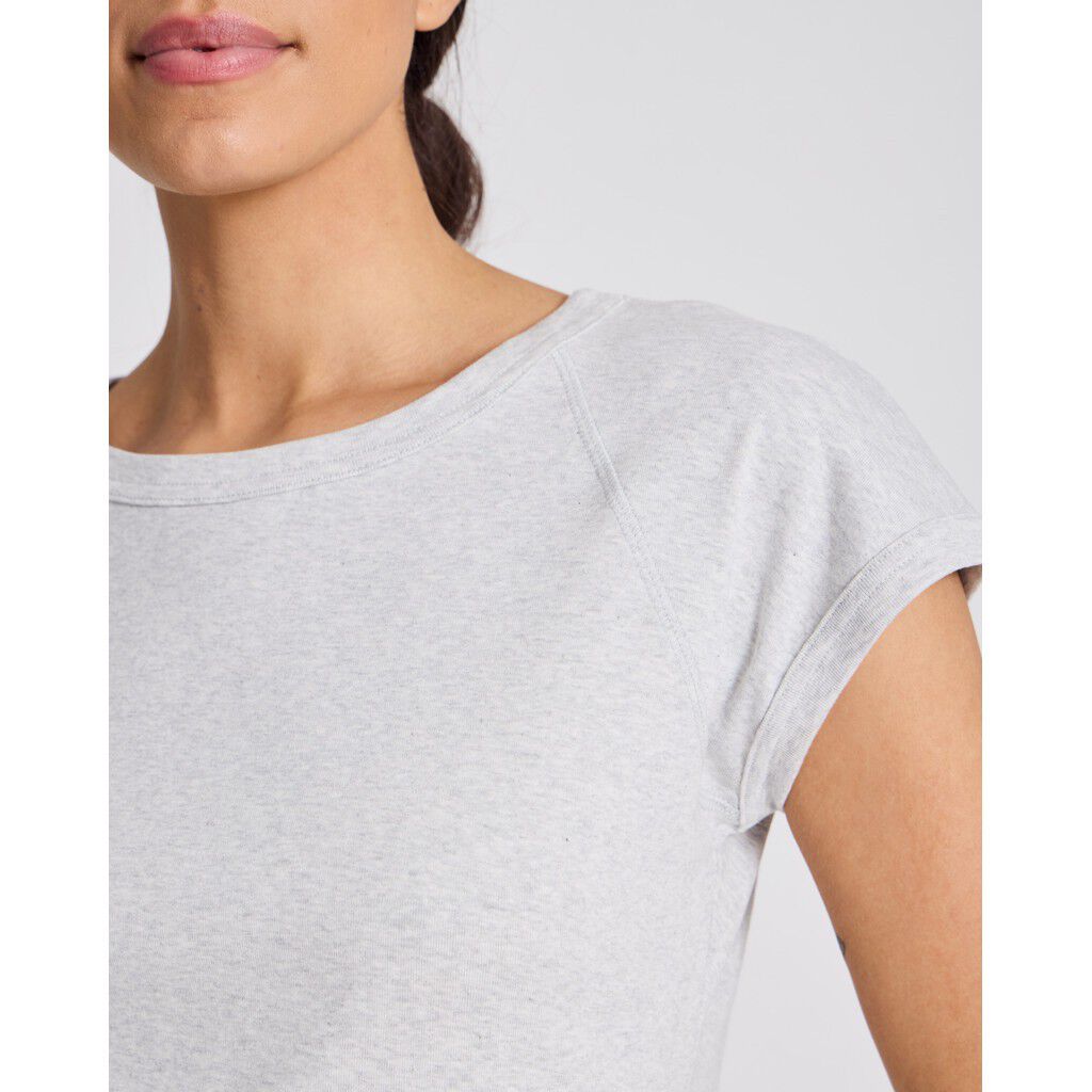 Malou S/S Cotton 1x1 Rib Tee GOTS