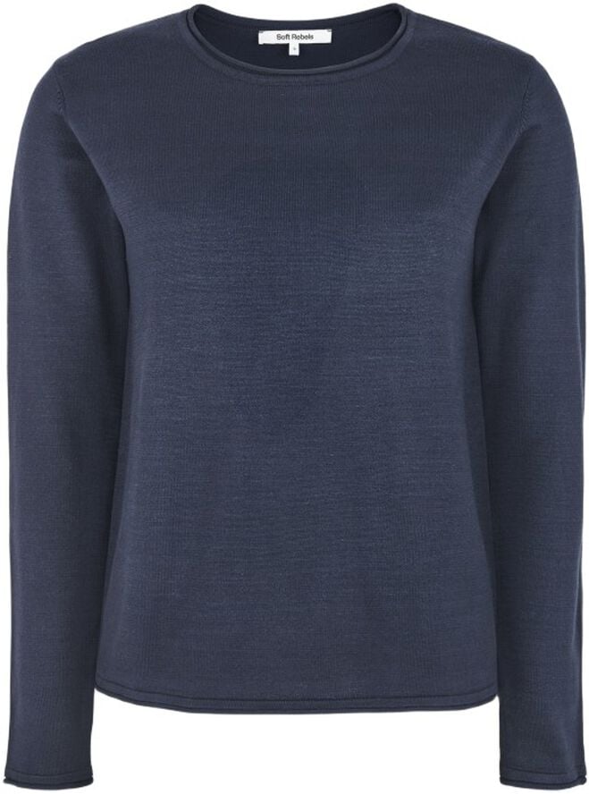 SRMarla O-Neck Roll Edge knit