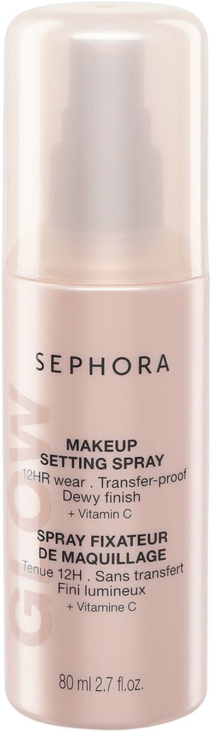 GLOW Makeup Setting Spray - 12 timers hold, ingen overførsel, lysende