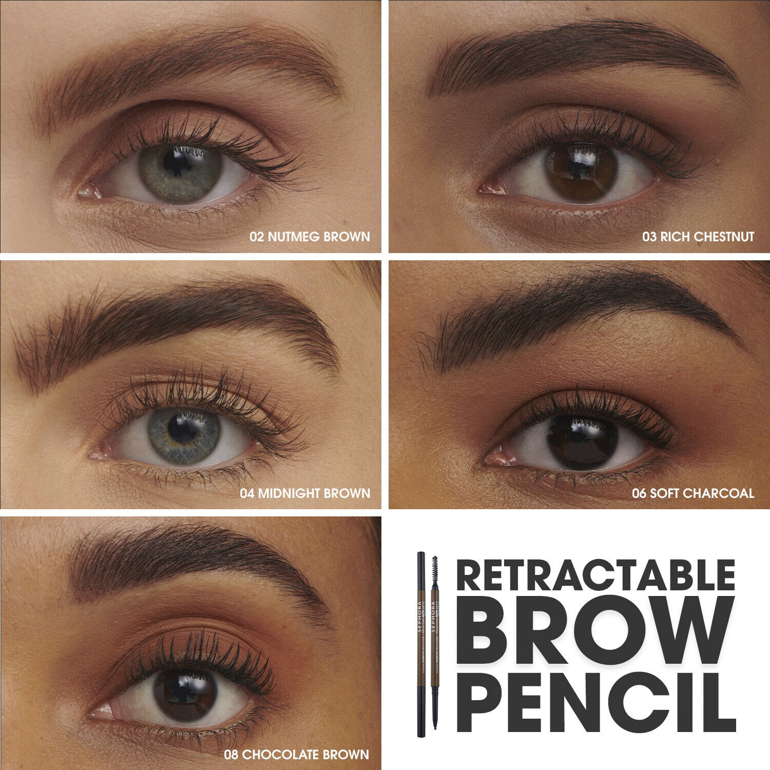 Udtr&aelig;kkelig &oslash;jenbrynsblyant - Retractable brow pencil