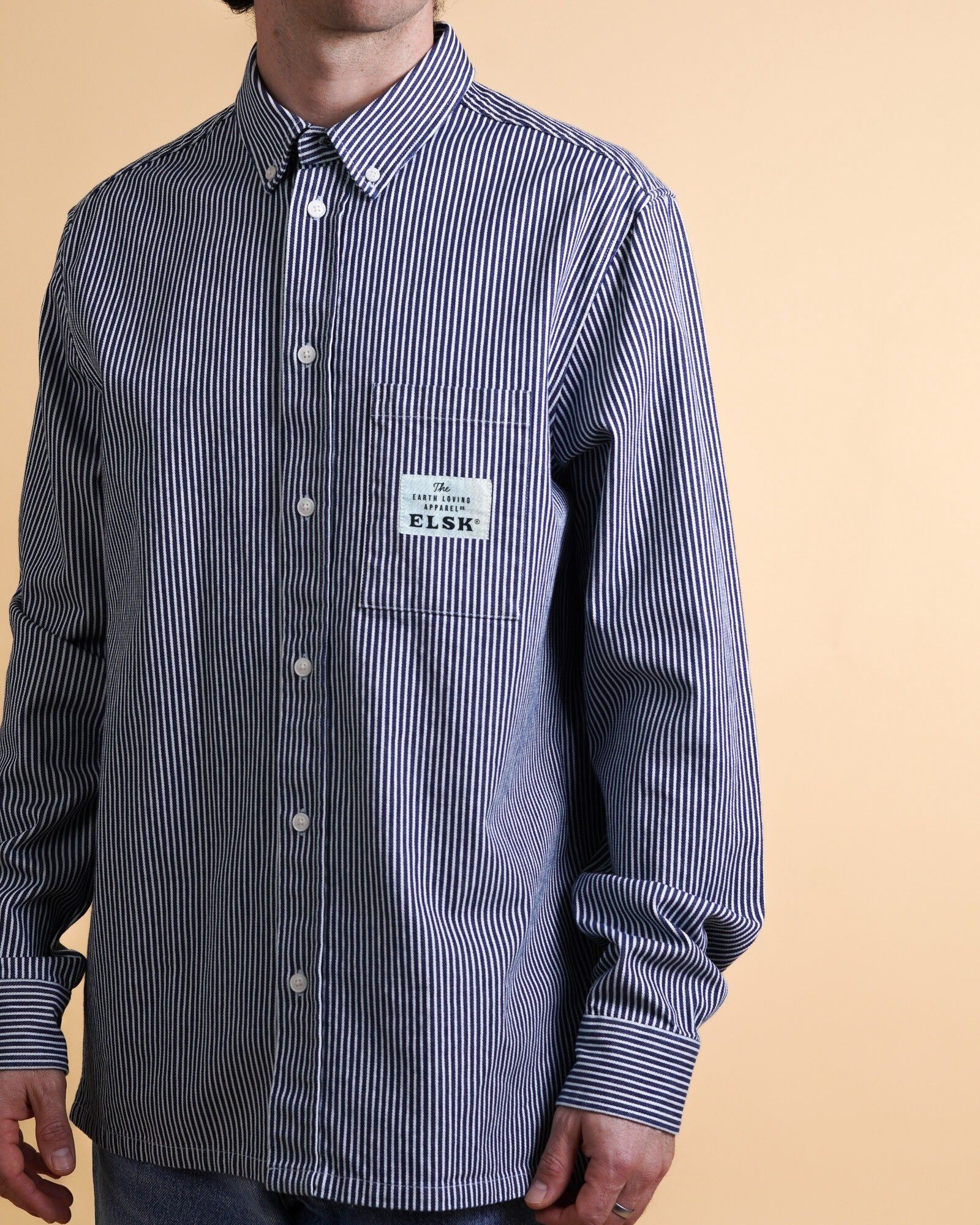 HICKORY STRIPED MEN'S BD SHIRT