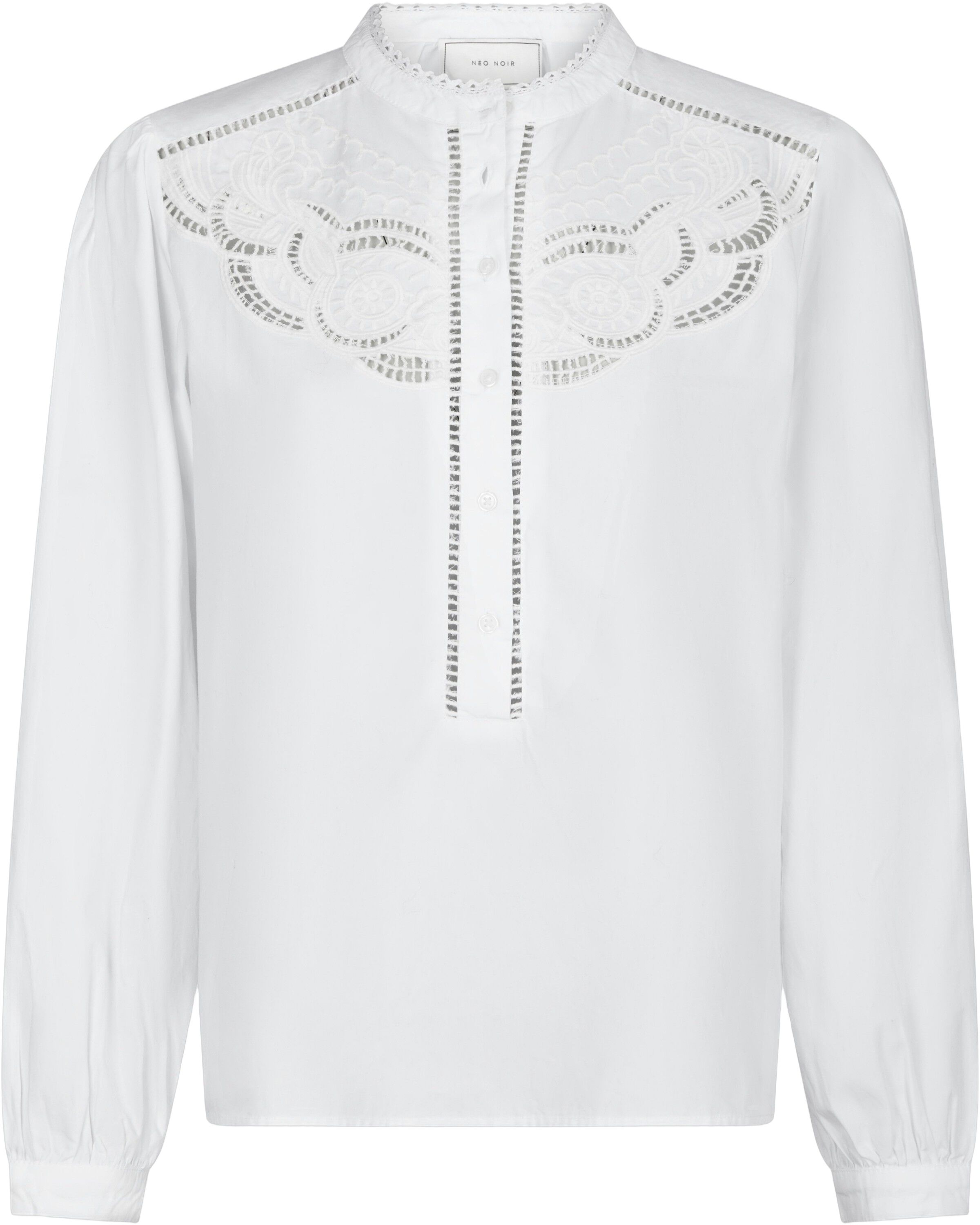 Aneliah C Poplin Emb Blouse