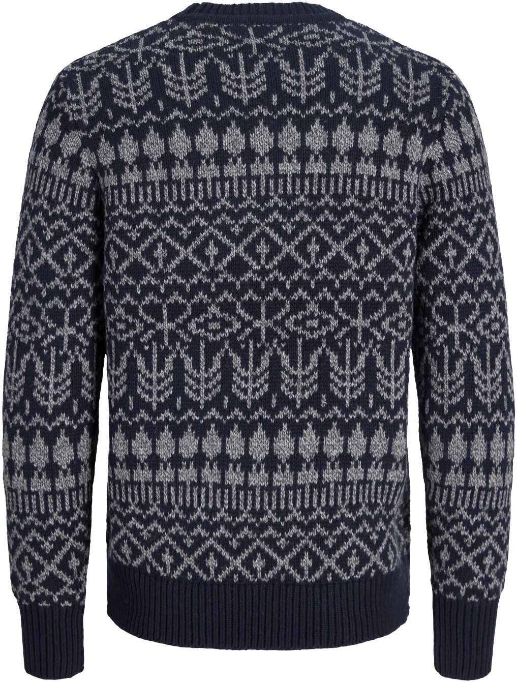 Jprbluclark Knit Pattern Crew Neck