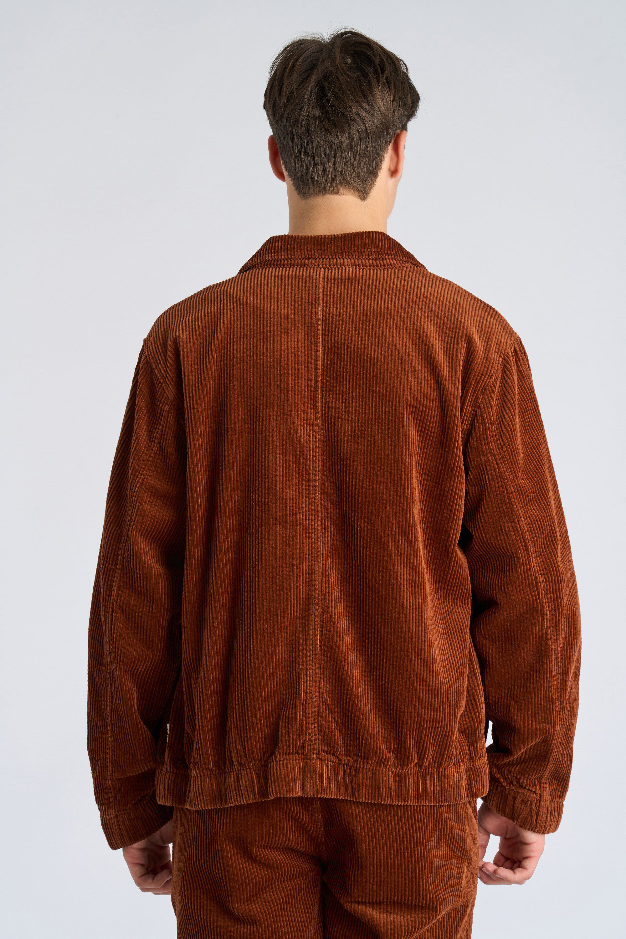 Corduroy zip jacket