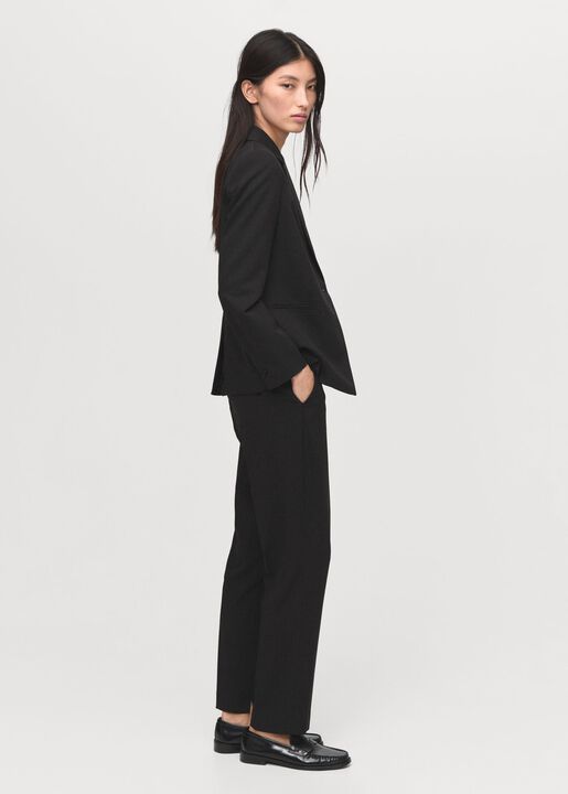 Straight suit trousers