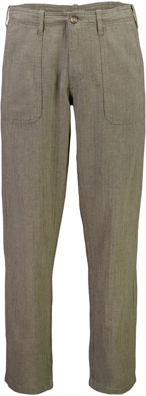 Linen blend herringbone pants