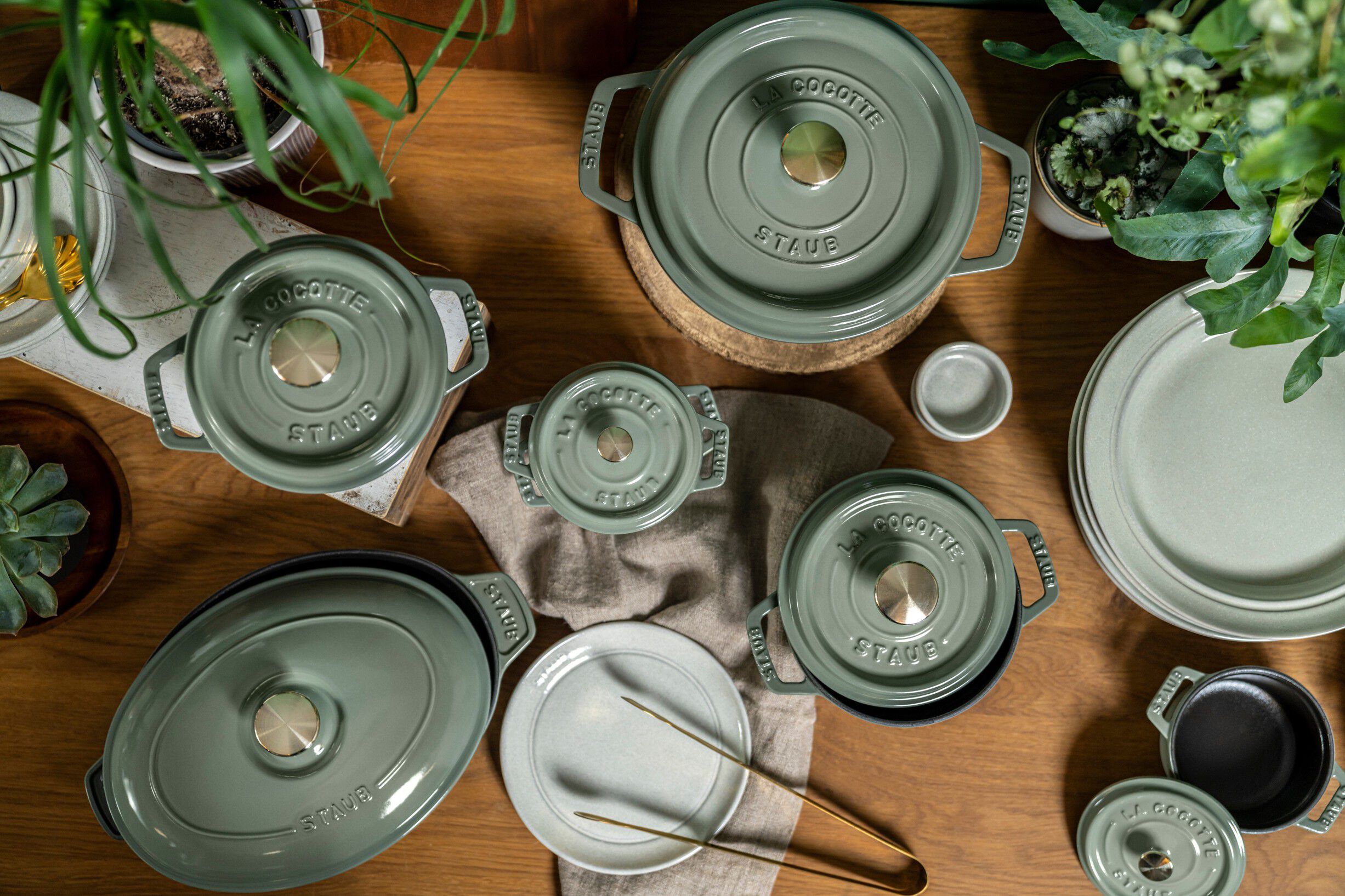 La Cocotte Mini Cocotte 10 cm, Rund, Eukalyptus, St&oslash;bejern