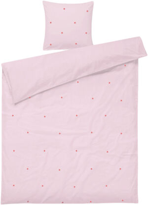 Daisy Sengetøj 140x220 cm pink/rød DK
