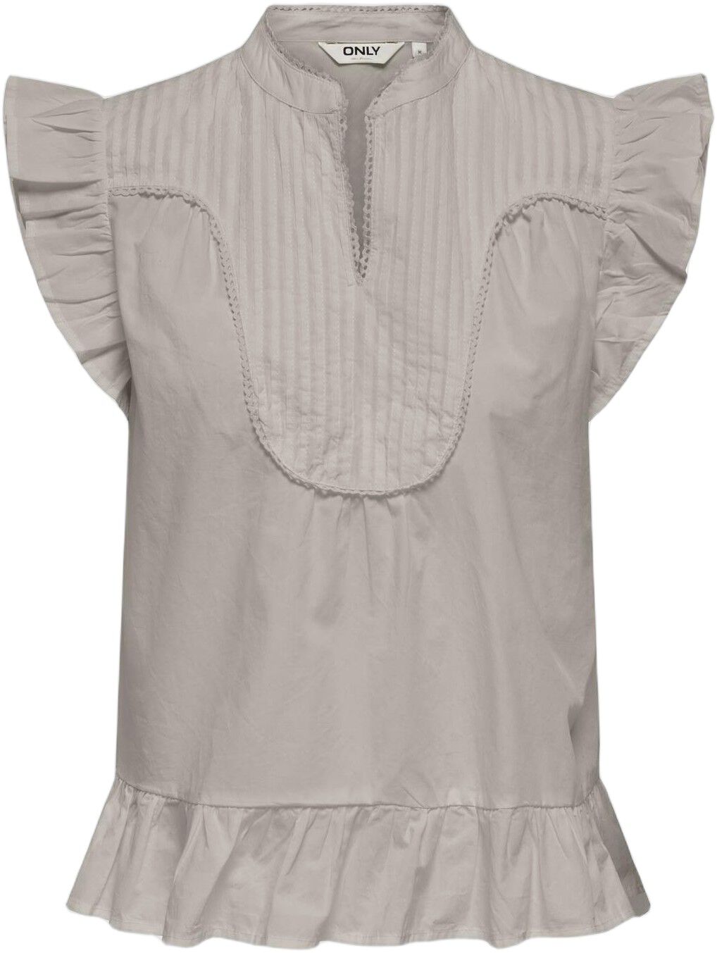 ONLADDA S/L V-NECK TOP EX WVN