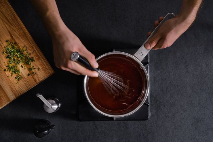 Kasserolle - 5-ply - 2,5L