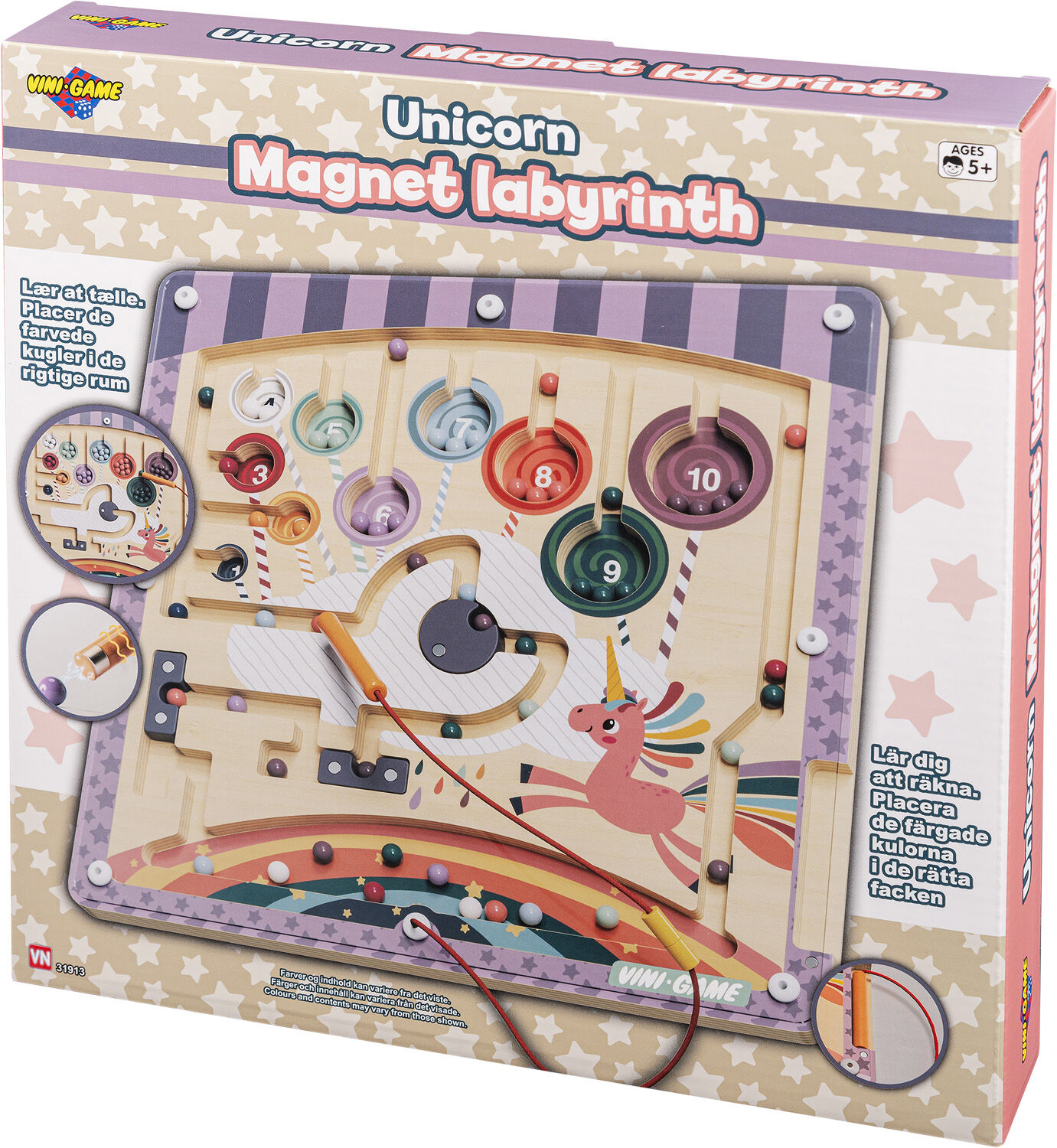 UNICORN TR&AElig;/MAGNET SPIL