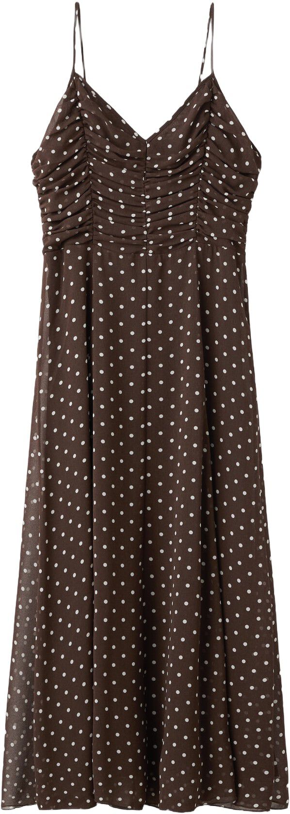 Polka dots long dress