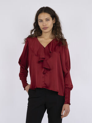 Sandie Sateen Blouse