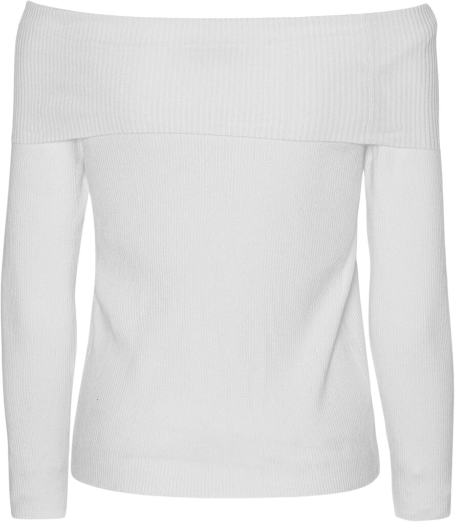 Rib Offshoulder Bluse