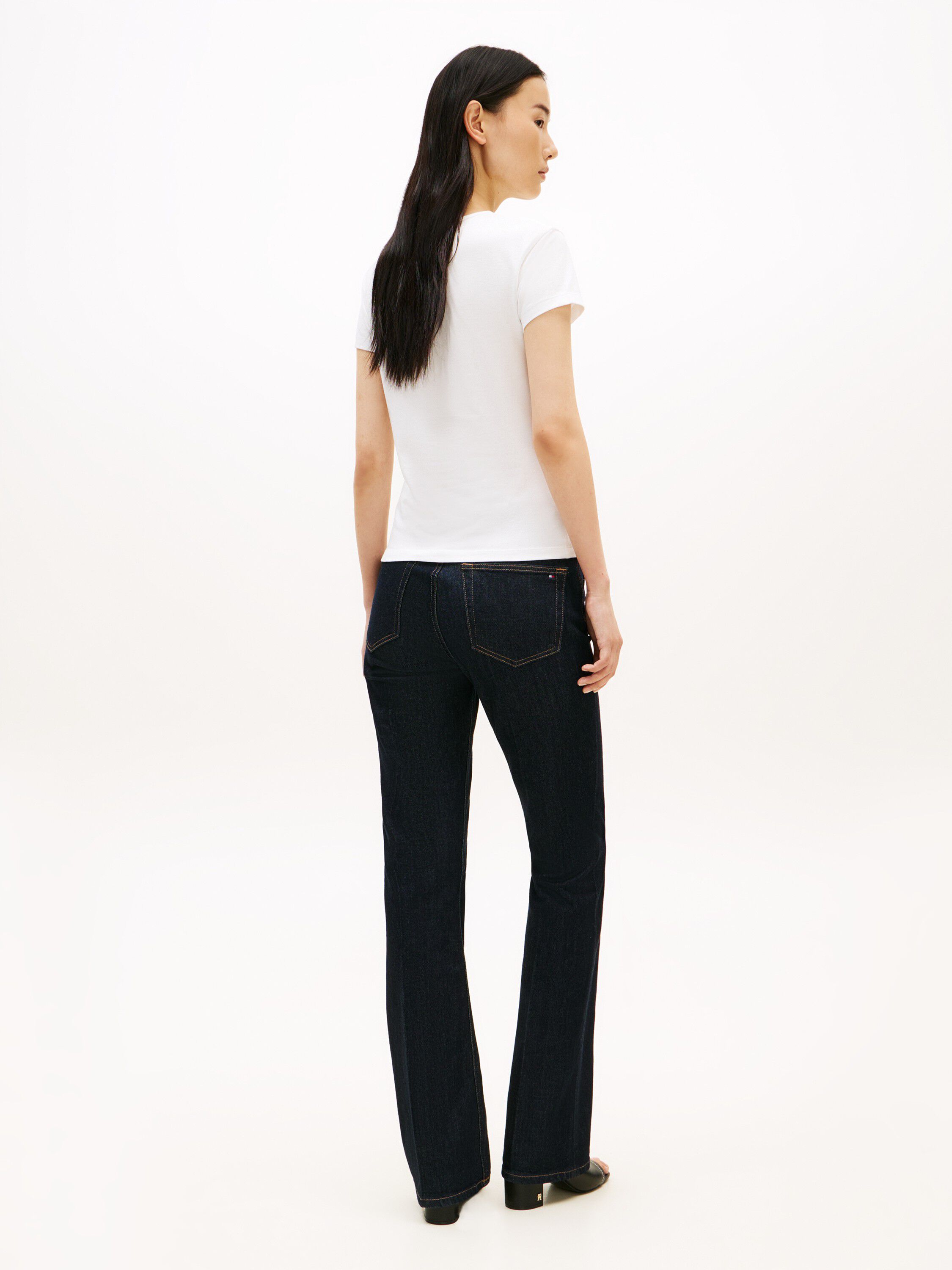 Textured Logo Slim Jersey T-Shirt