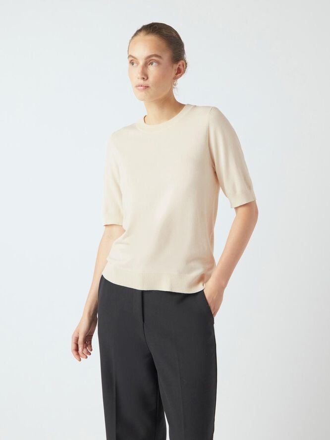 YASLENA SS KNIT PULLOVER S. NOOS