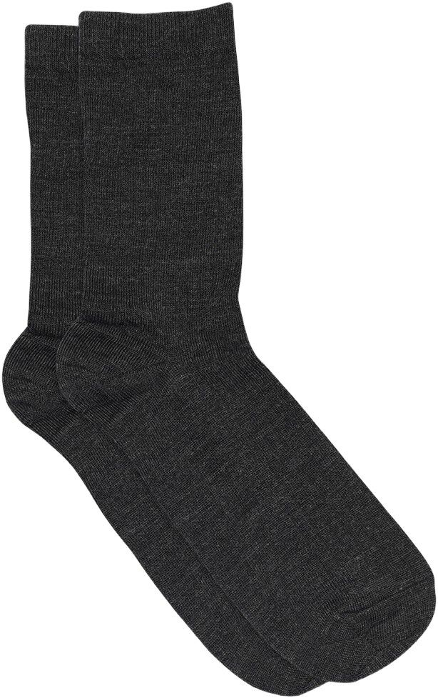 Wool rib socks