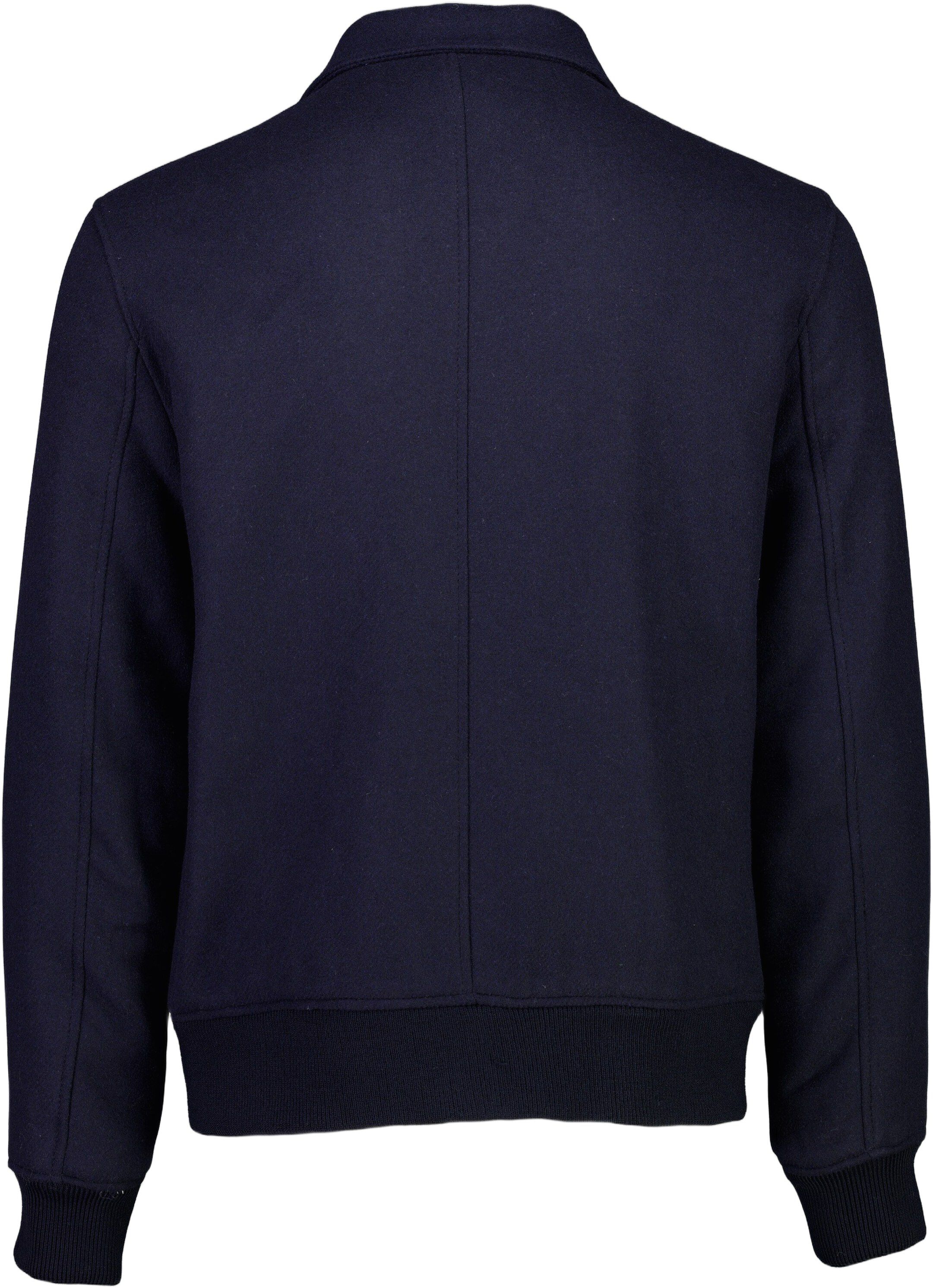 Wool look zip-through jacket