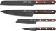 Knivsæt Phenix 4 dele Sort/Træ