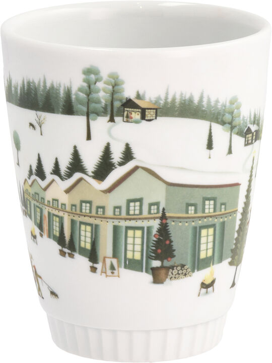 Krus Vinter 27 cl Hvid Ovnfast porcelæn
