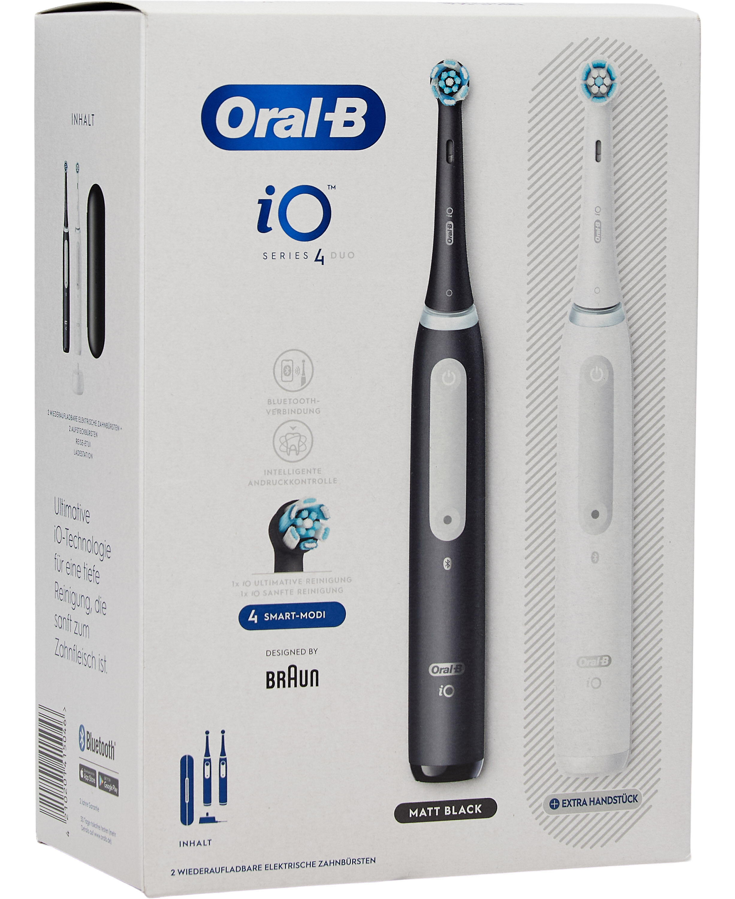 Oral-B iO Series 4 Duo Matt Black/Quite White