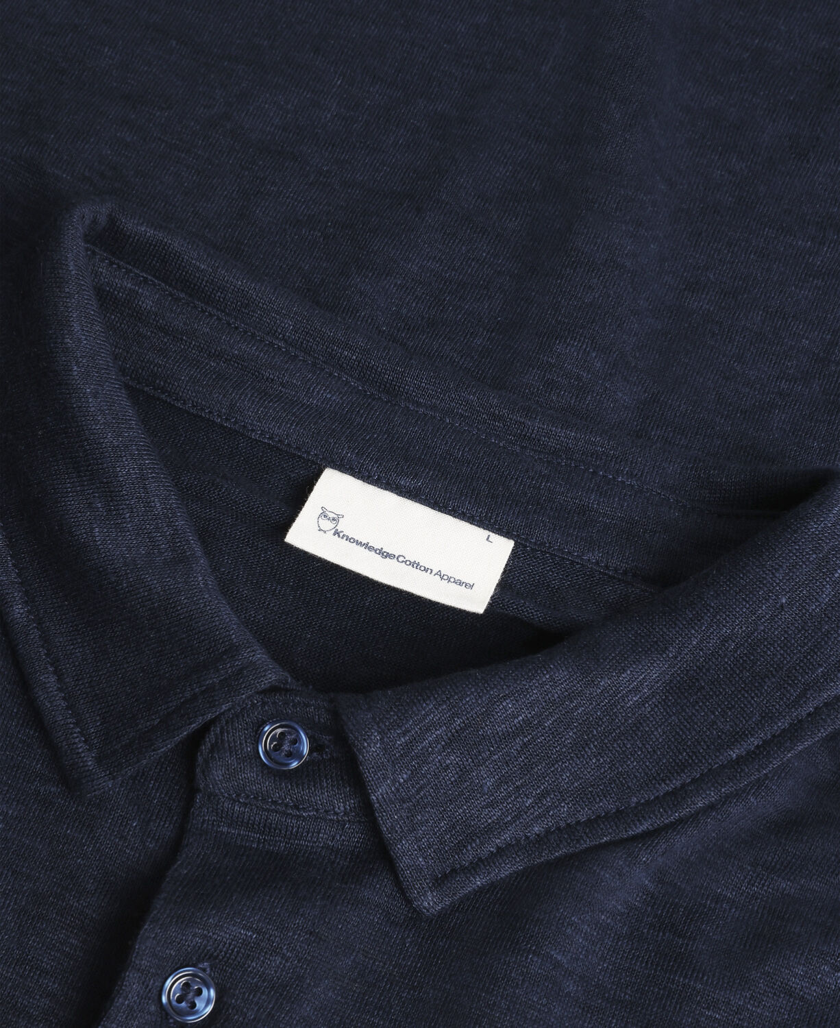 Regular linen polo - GOTS/Vegan