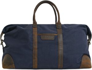 WAXED COTTON DUFFLE BAG