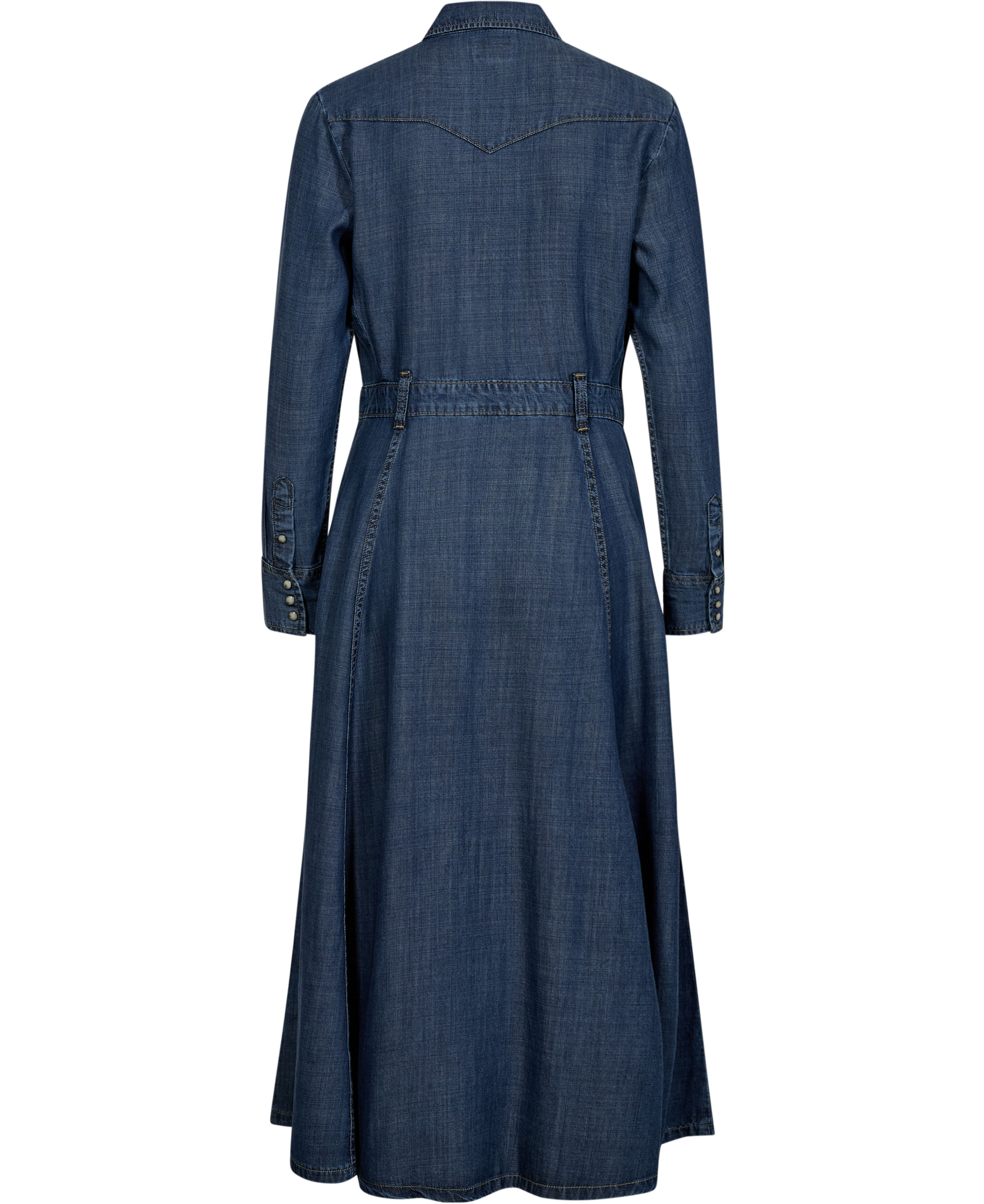 WESTERN_MID_CALF_DRESS CLASSIC_BLUE