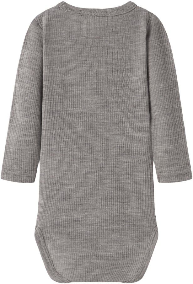 Nbnwax Wool Rib Ls Body Noos
