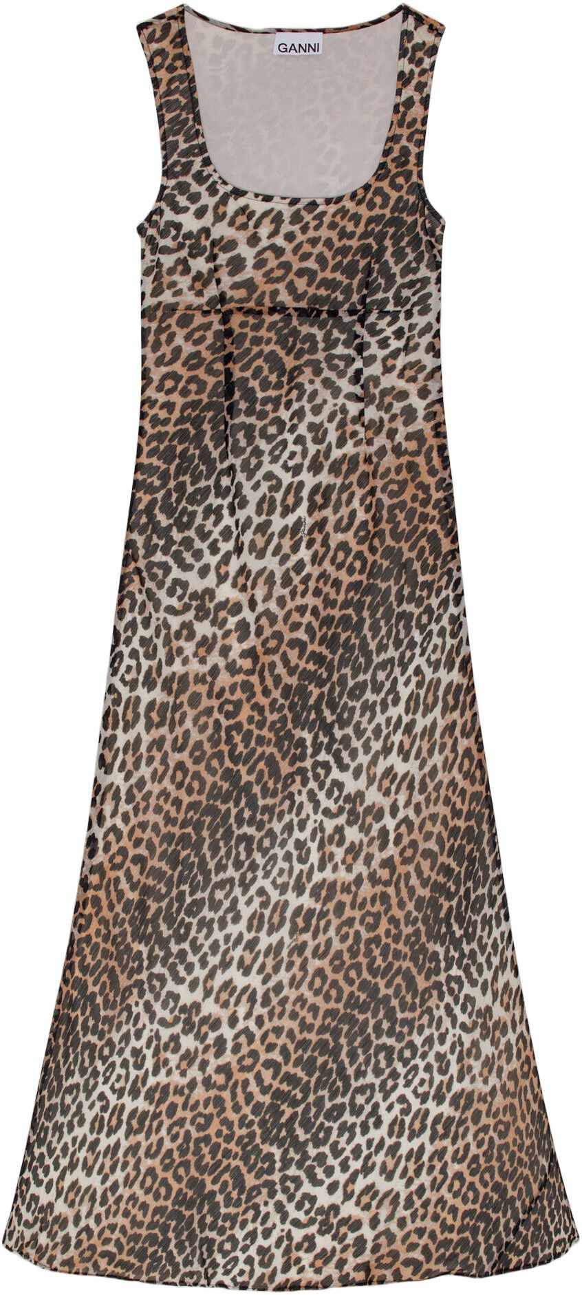 Printed Chiffon Maxi Dress