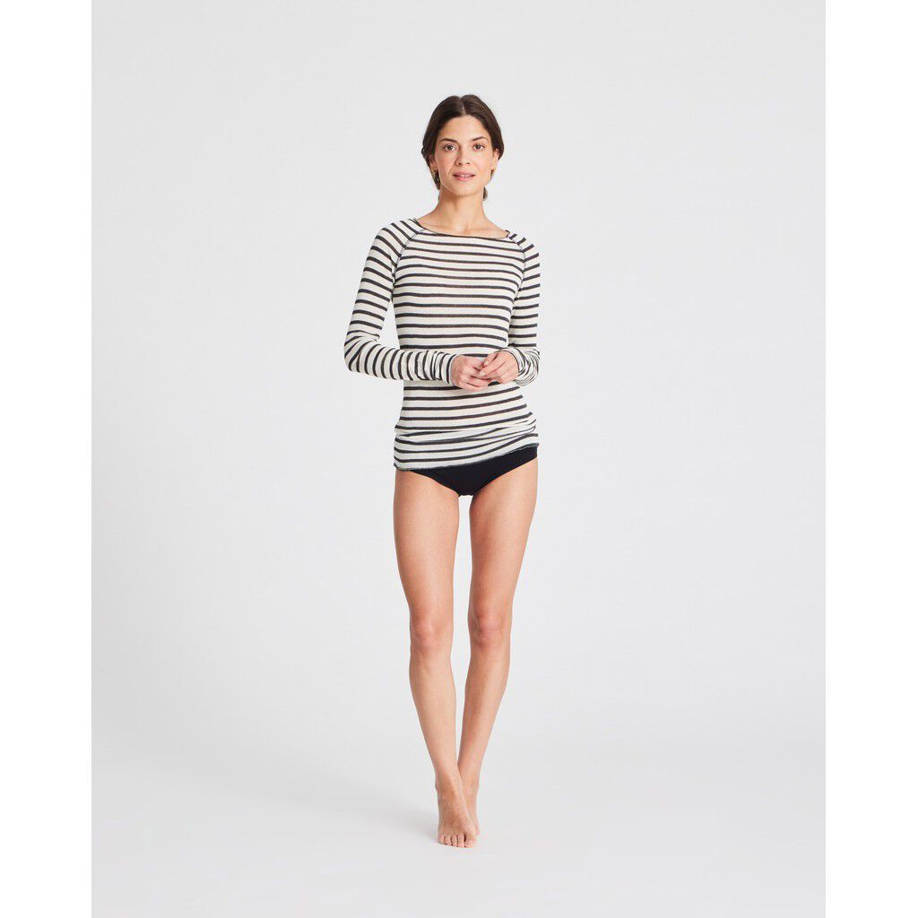 Amalie L/S Sailor Wool Top