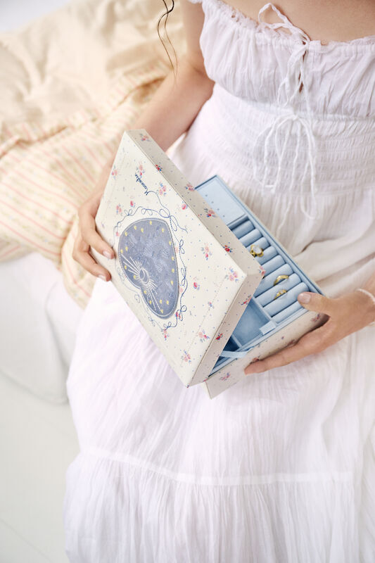 Margaret Jewelry Box Sky Blue