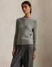 Cable-Knit Cotton Crewneck Sweater