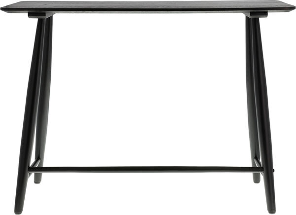 Skrivebord Bast 100x44,5x73 cm Sort Massiv eg