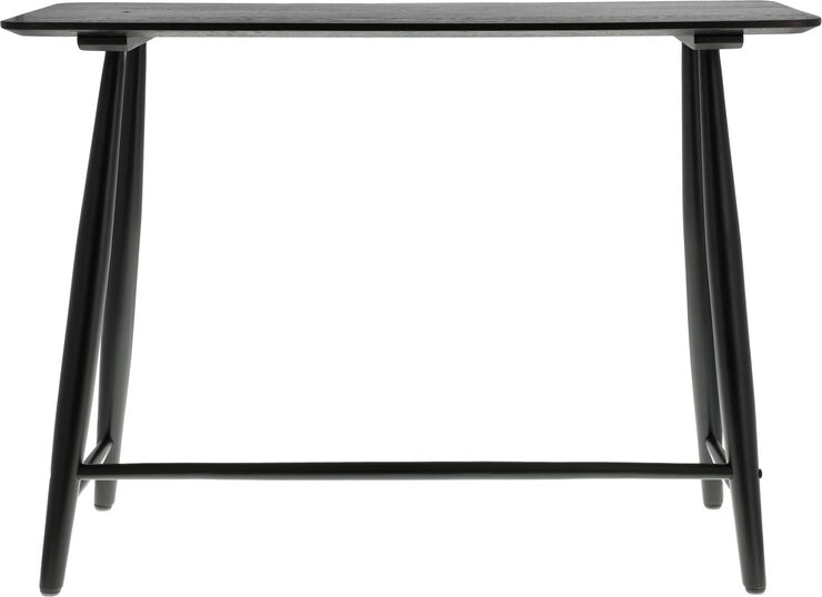 Skrivebord Bast 100x44,5x73 cm Sort Massiv eg