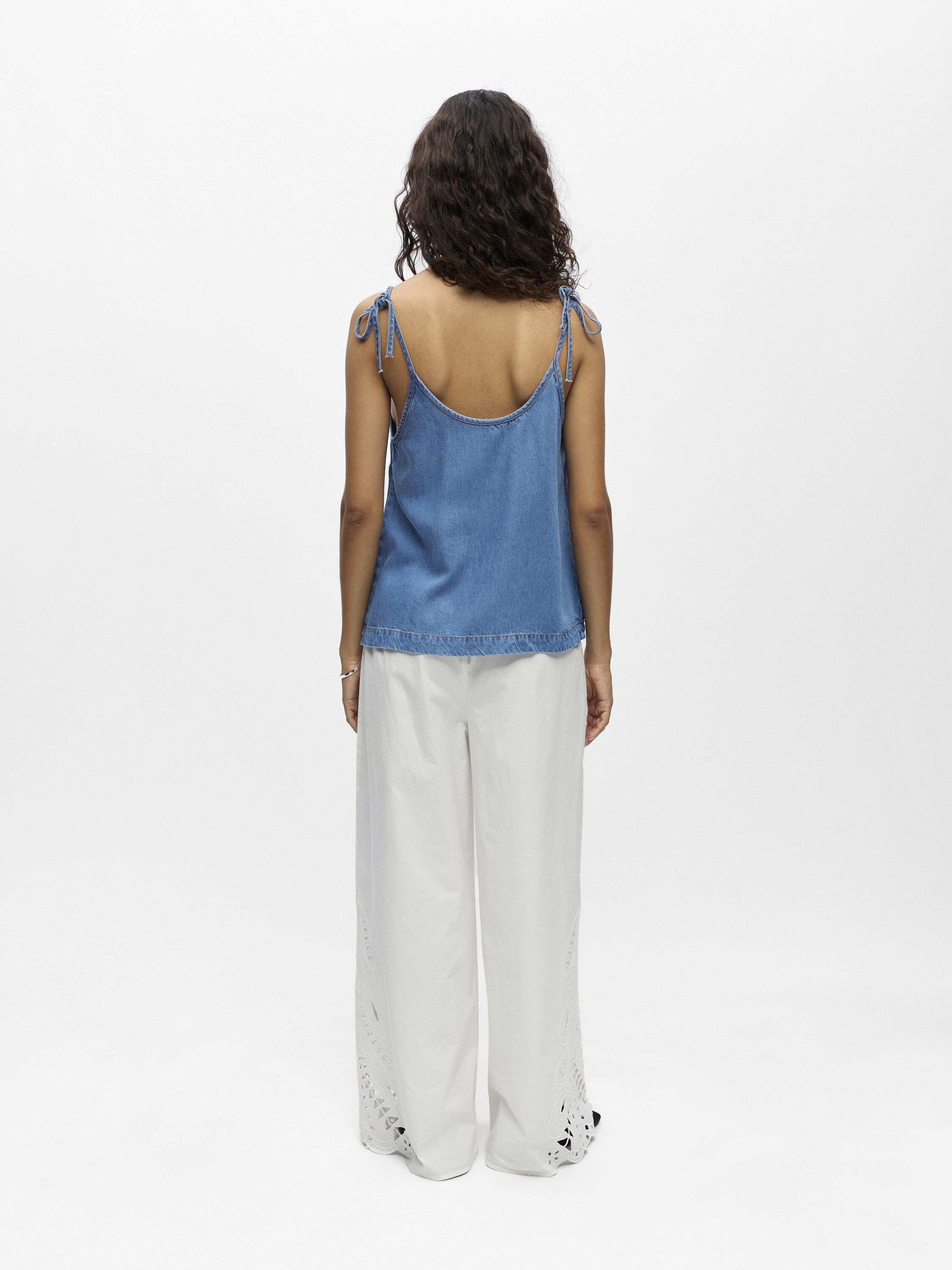 OBJFRAME SINGLET DENIM TOP 145 ND