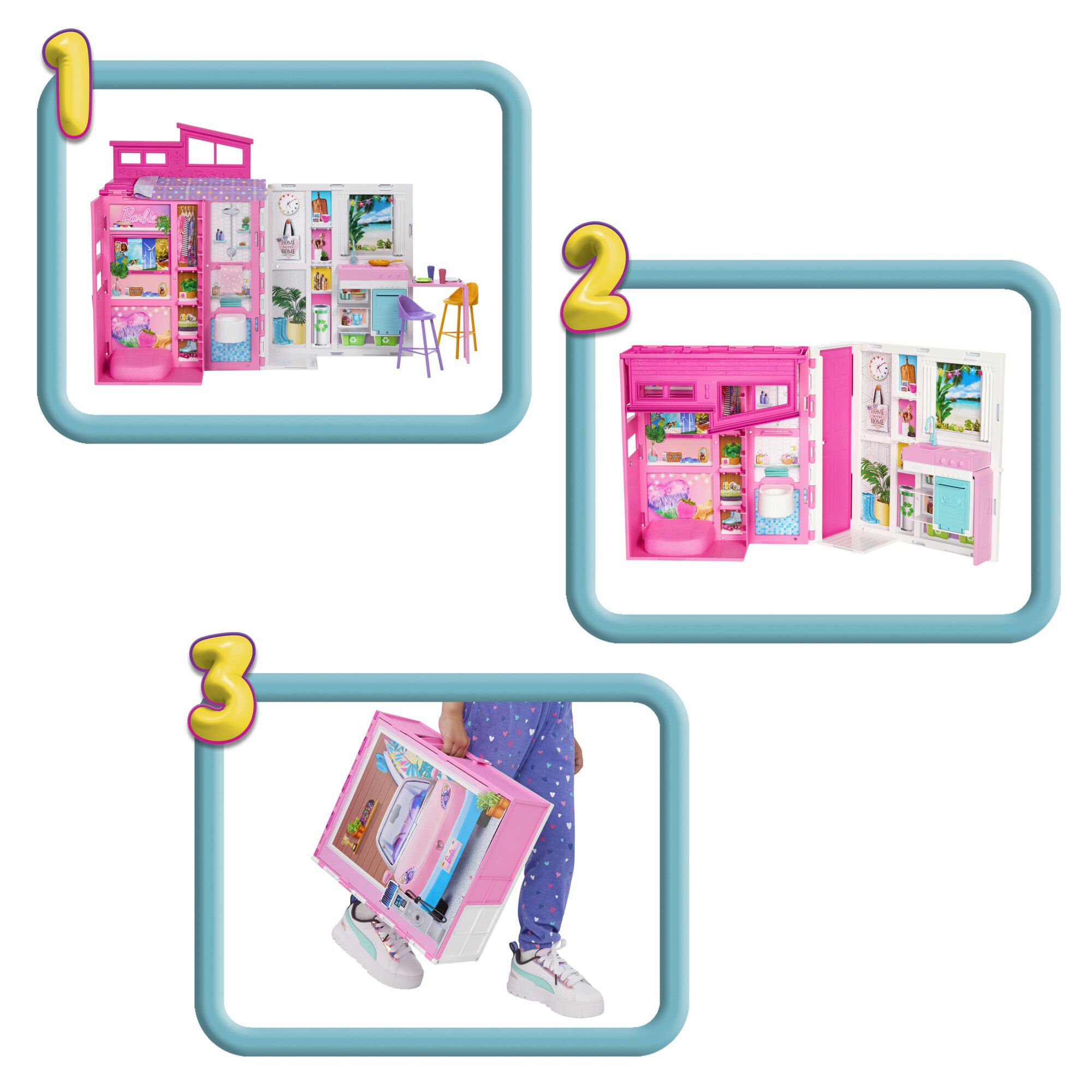 Barbie Getaway House Doll and playset