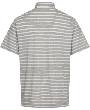 Classic Fit Striped Jersey Polo Shirt
