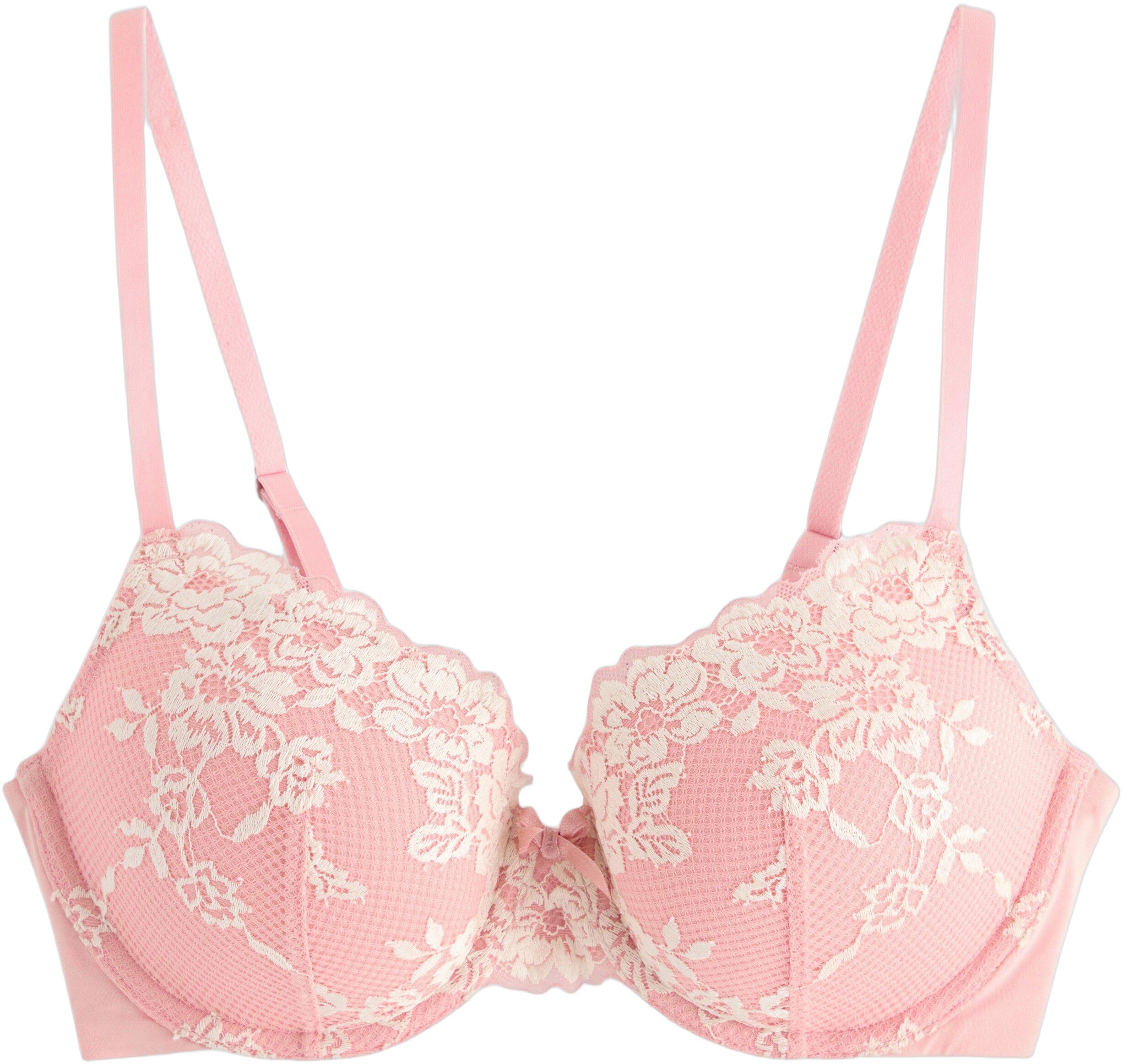 Lilja t-shirt-bh med blonder